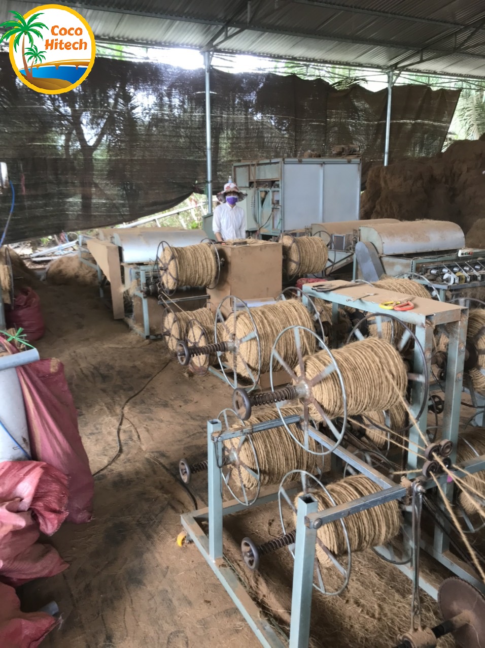 ベトナムのコイアネット　‐　ココハイテック