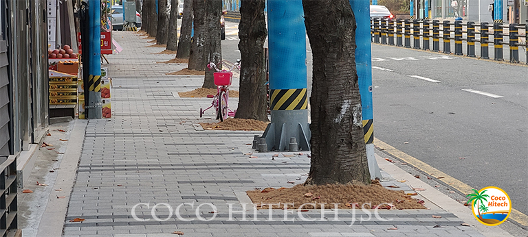 ベトナムのコイアマルチマット‐ココハイテック