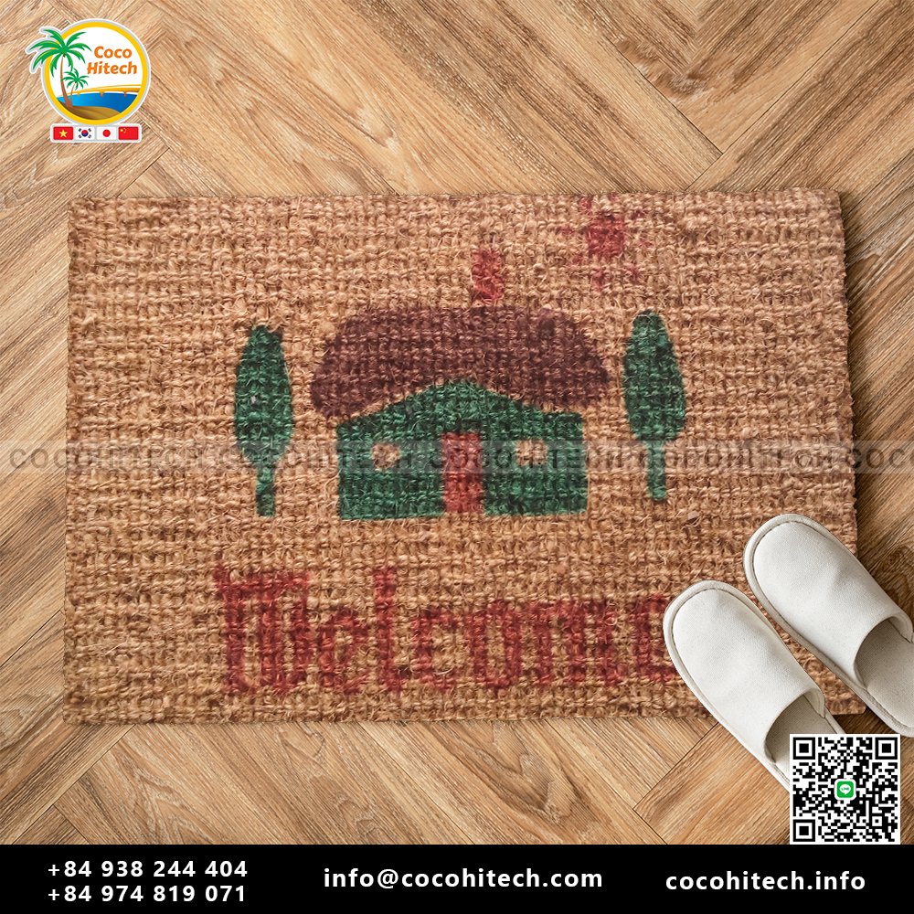 ヤシ繊維の玄関マット